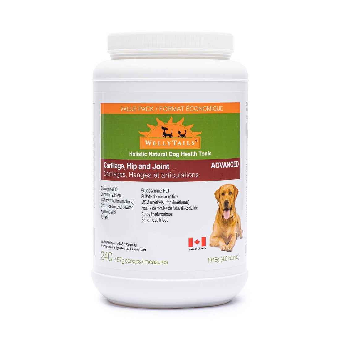WellyTails Cartilage, Hip & Joint Dog ADVANCED