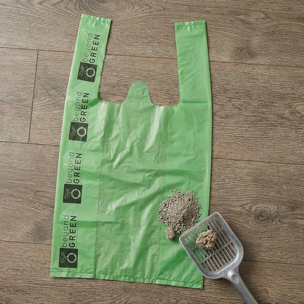 beyondGREEN Cat Litter Bags — Leak-Resistant, Made in USA